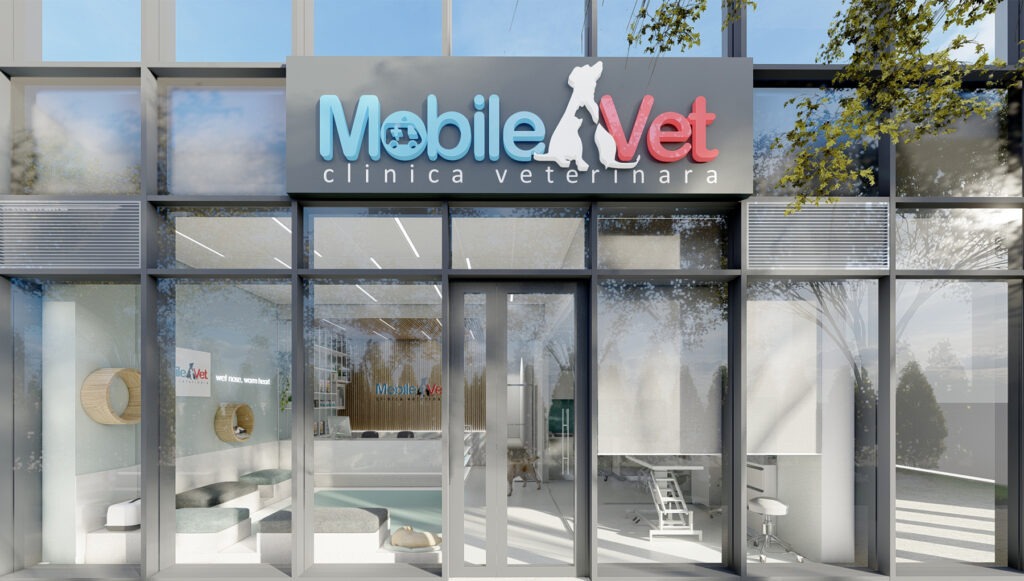 Exterior – Clinica Veterinară Sector 1, Mobile Vet – Jiului 8